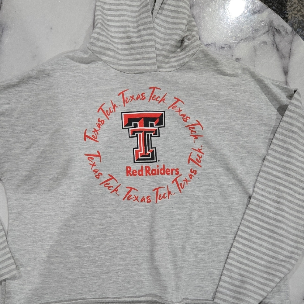 Texas Tech Red Raiders Gray Hoodie